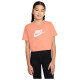 Nike Παιδική κοντομάνικη μπλούζα Sportswear Futura Cropped T-Shirt